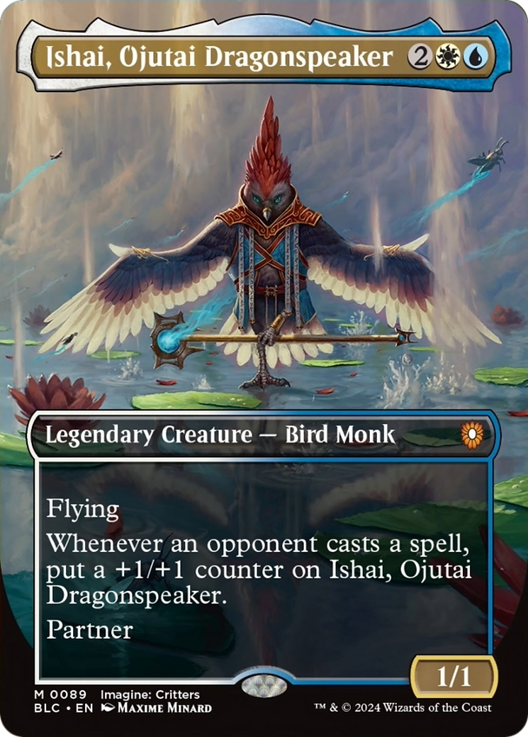 Ishai, Ojutai Dragonspeaker (Borderless) [Bloomburrow Commander] | Cracking-Singles