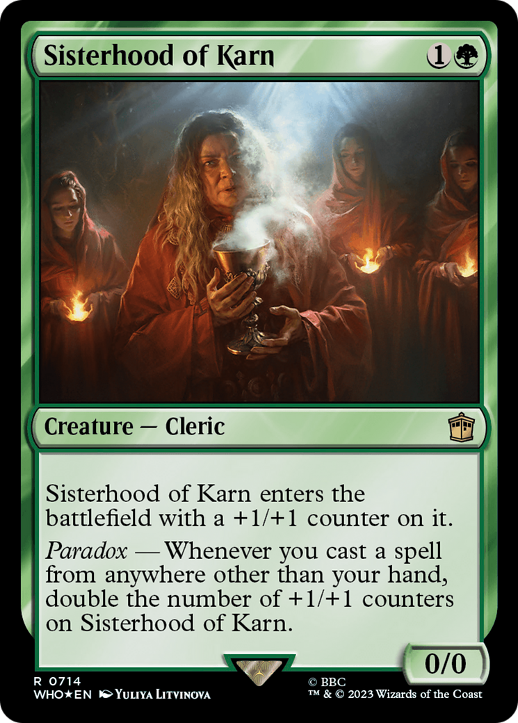 Sisterhood of Karn (Surge Foil) [Doctor Who] | Cracking-Singles