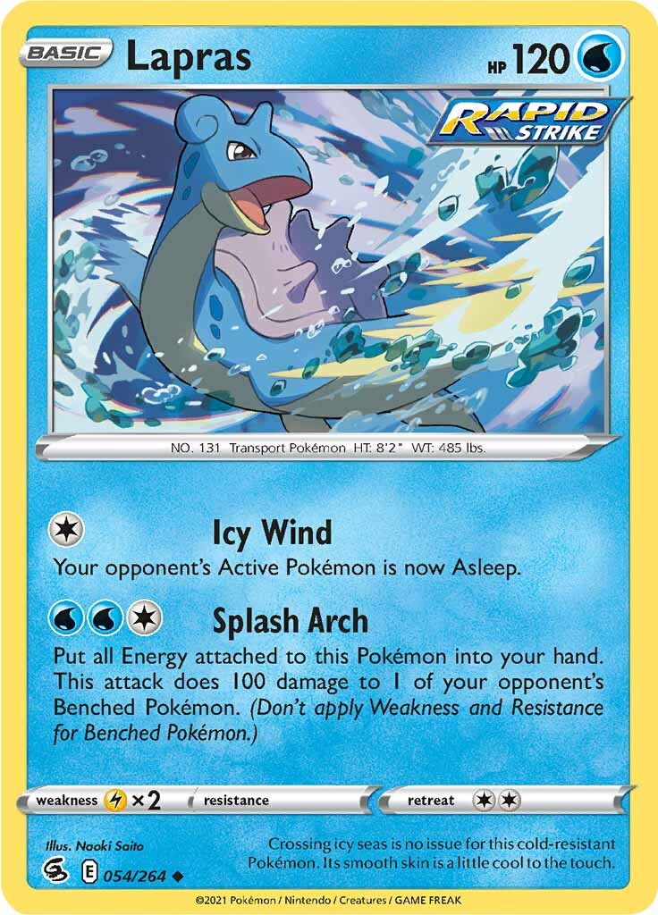 Lapras (054/264) [Sword & Shield: Fusion Strike] | Cracking-Singles