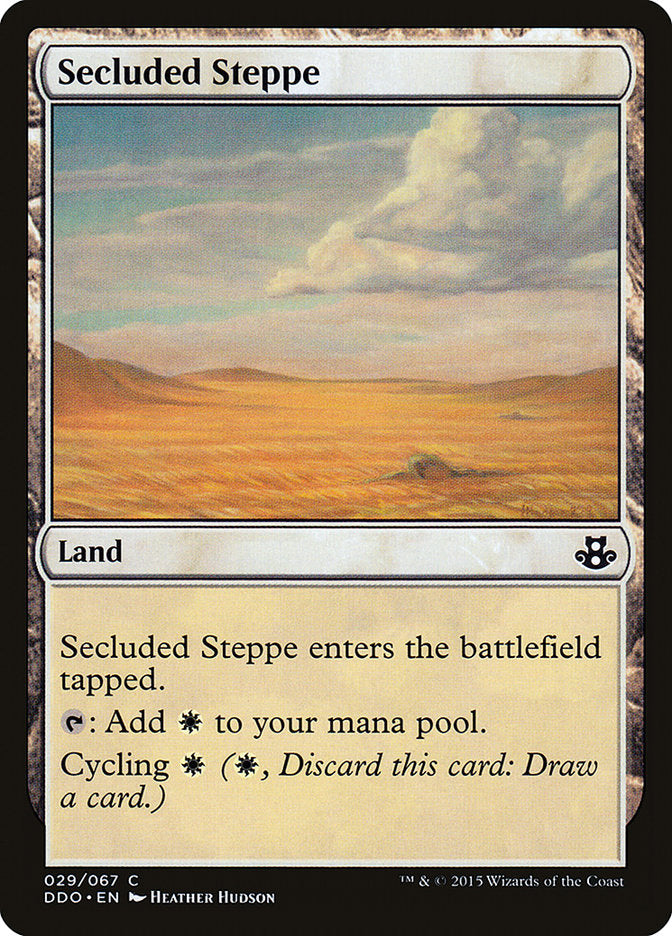 Secluded Steppe [Duel Decks: Elspeth vs. Kiora] | Cracking-Singles