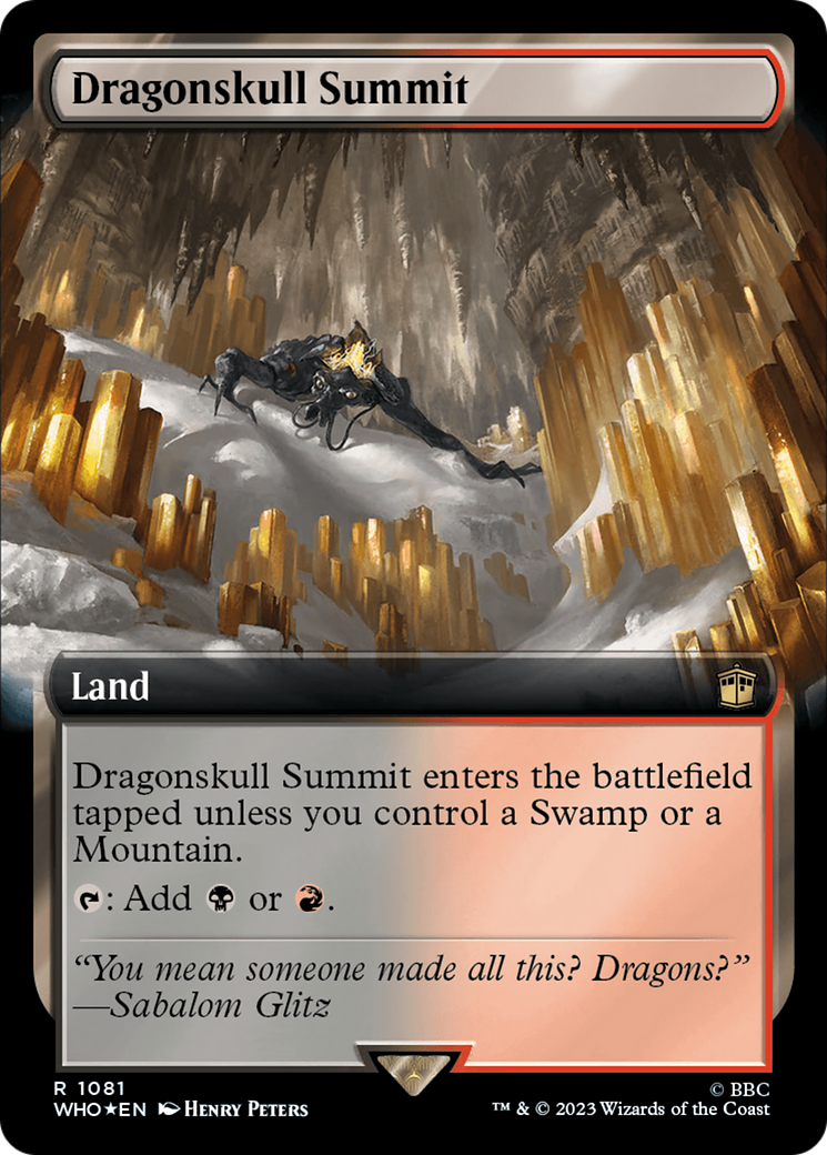 Dragonskull Summit (Extended Art) (Surge Foil) [Doctor Who] | Cracking-Singles