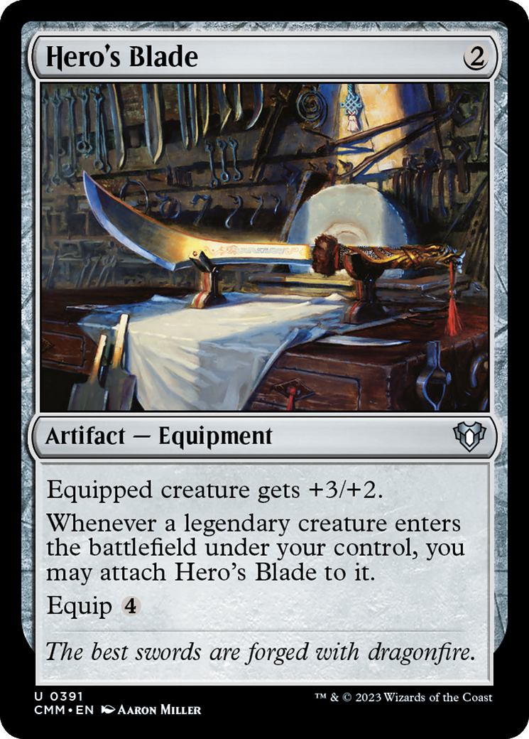 Hero's Blade [Commander Masters] | Cracking-Singles