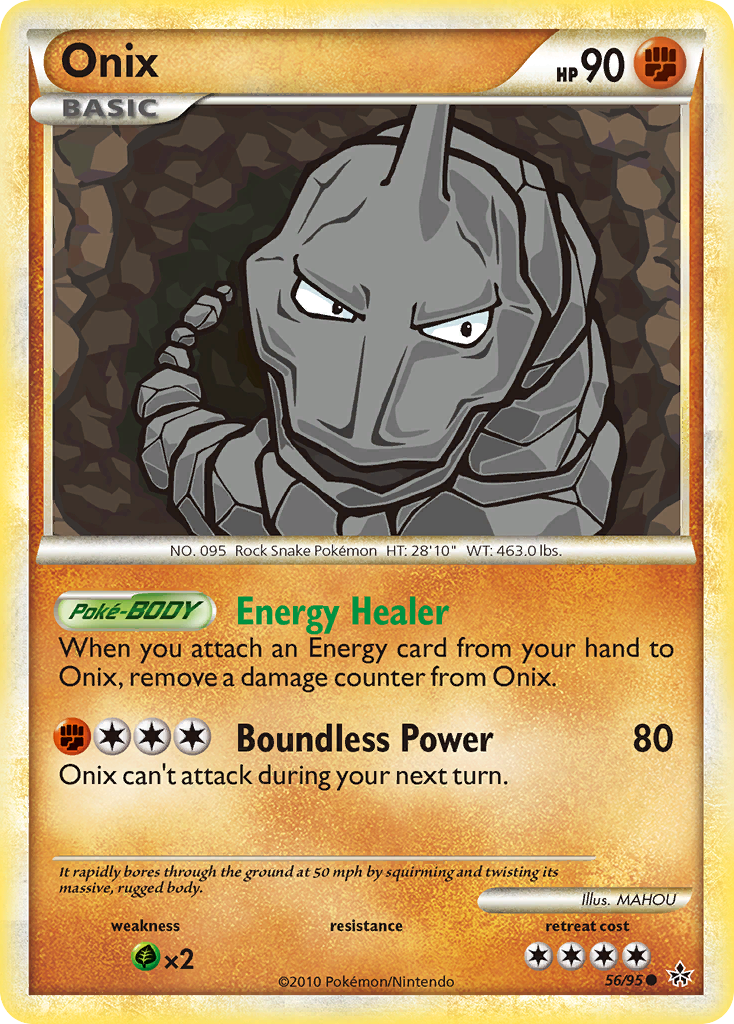 Onix (56/95) [HeartGold & SoulSilver: Unleashed] | Cracking-Singles