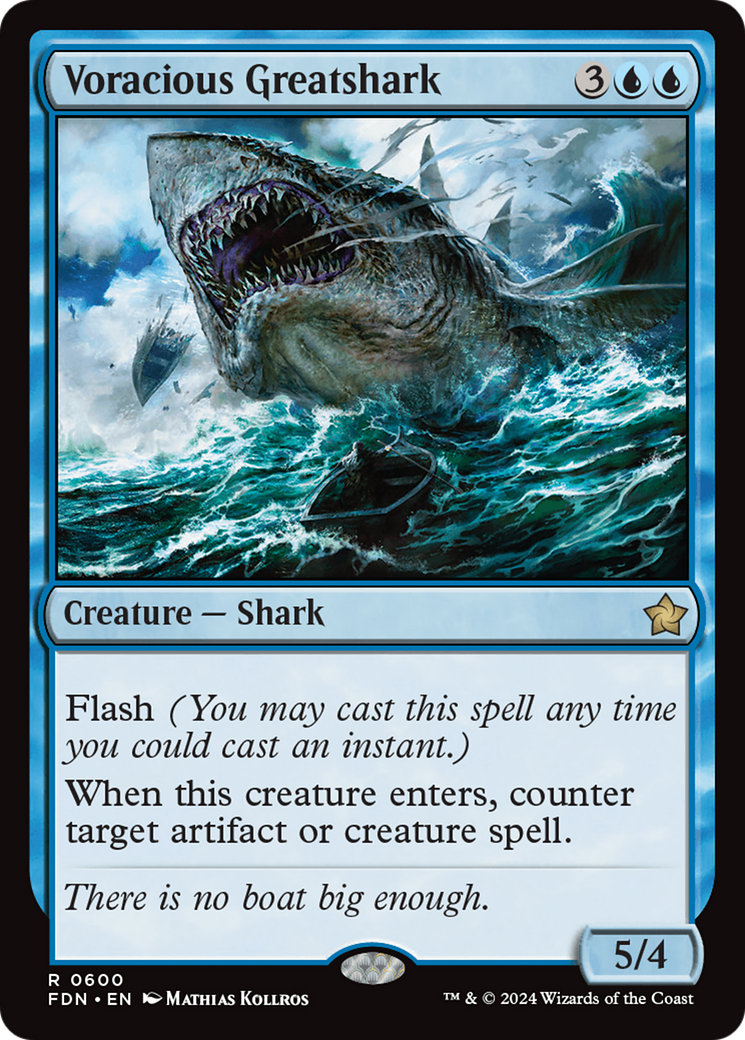 Voracious Greatshark [Foundations] | Cracking-Singles