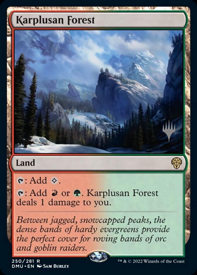 Karplusan Forest (Promo Pack) [Dominaria United Promos] | Cracking-Singles