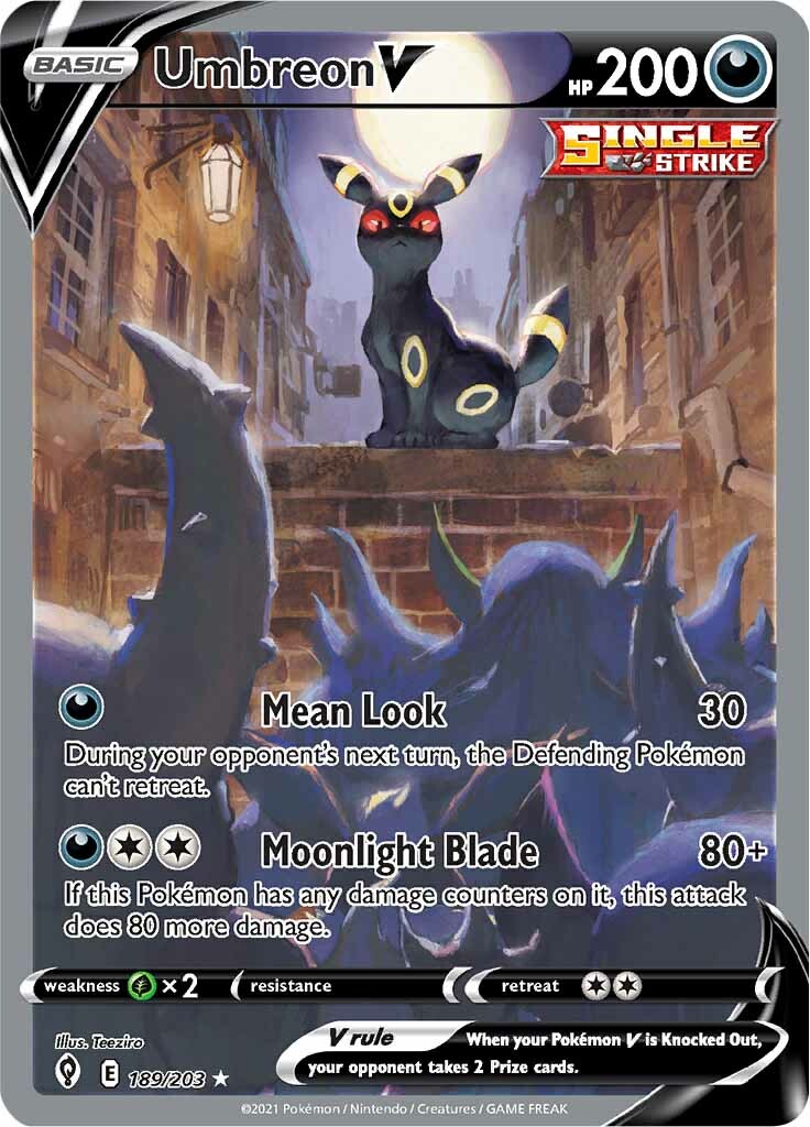 Umbreon V (189/203) [Sword & Shield: Evolving Skies] | Cracking-Singles