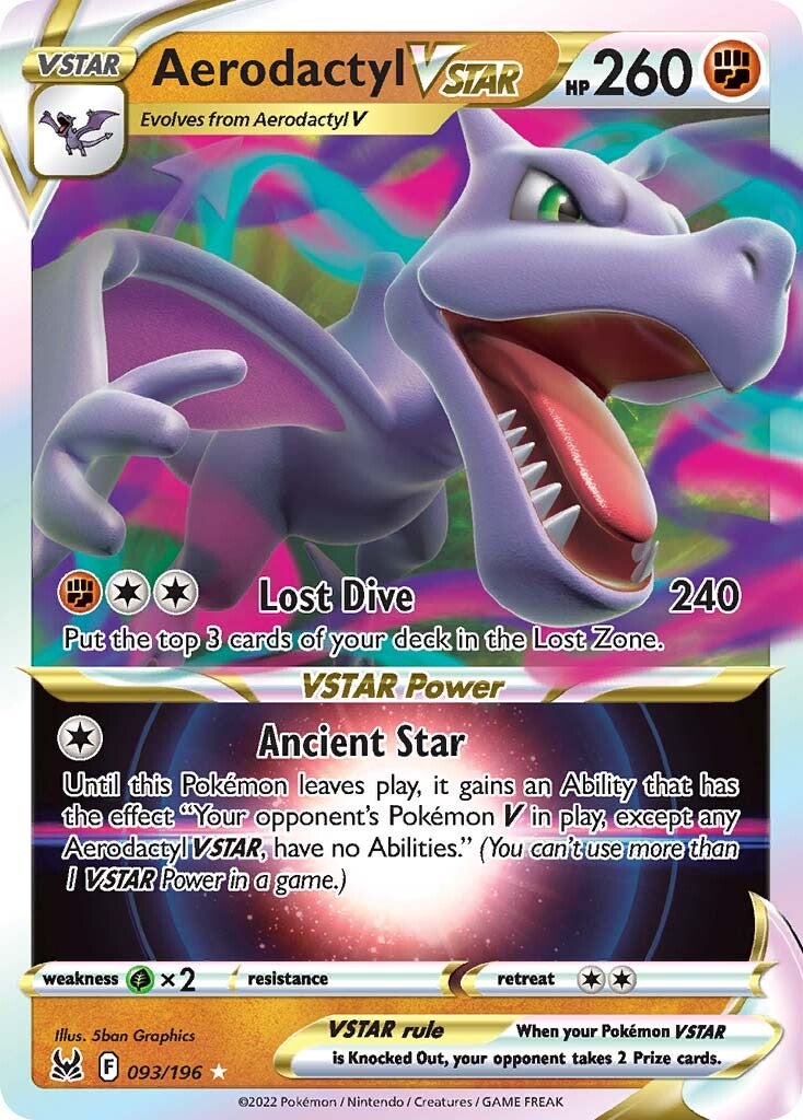 Aerodactyl VSTAR (093/196) [Sword & Shield: Lost Origin] | Cracking-Singles