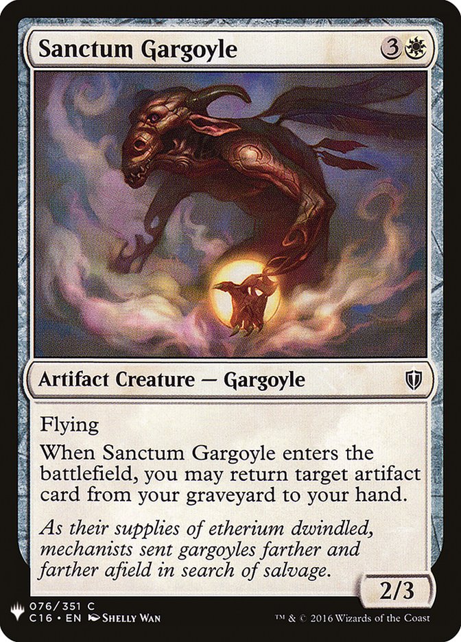 Sanctum Gargoyle [Mystery Booster] | Cracking-Singles