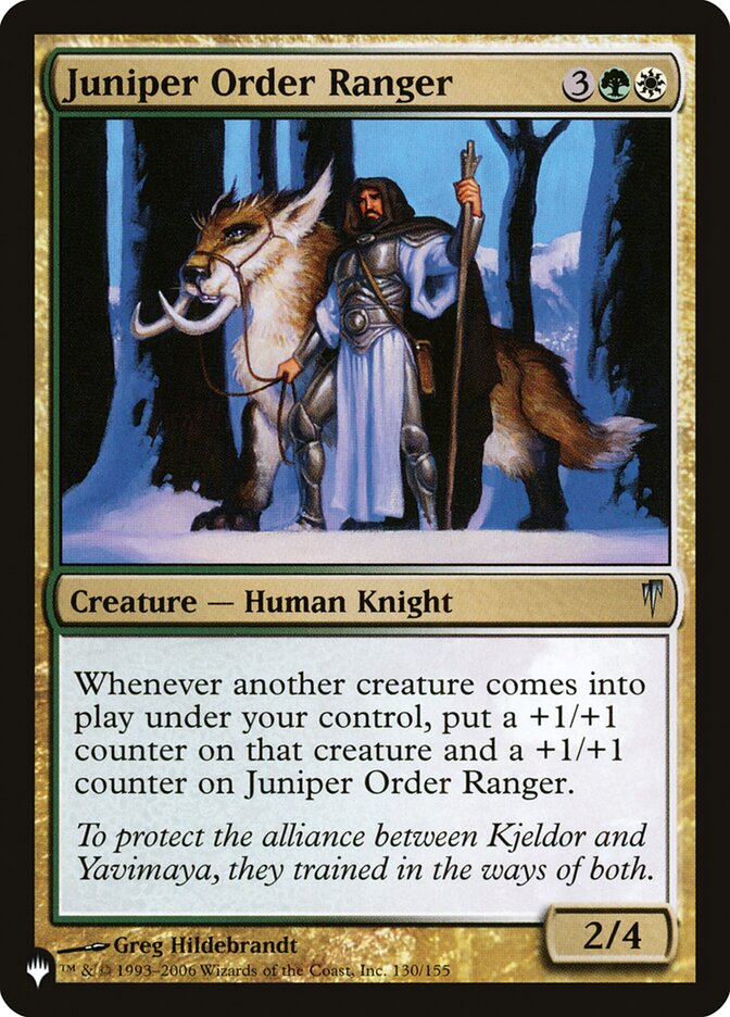 Juniper Order Ranger [The List] | Cracking-Singles