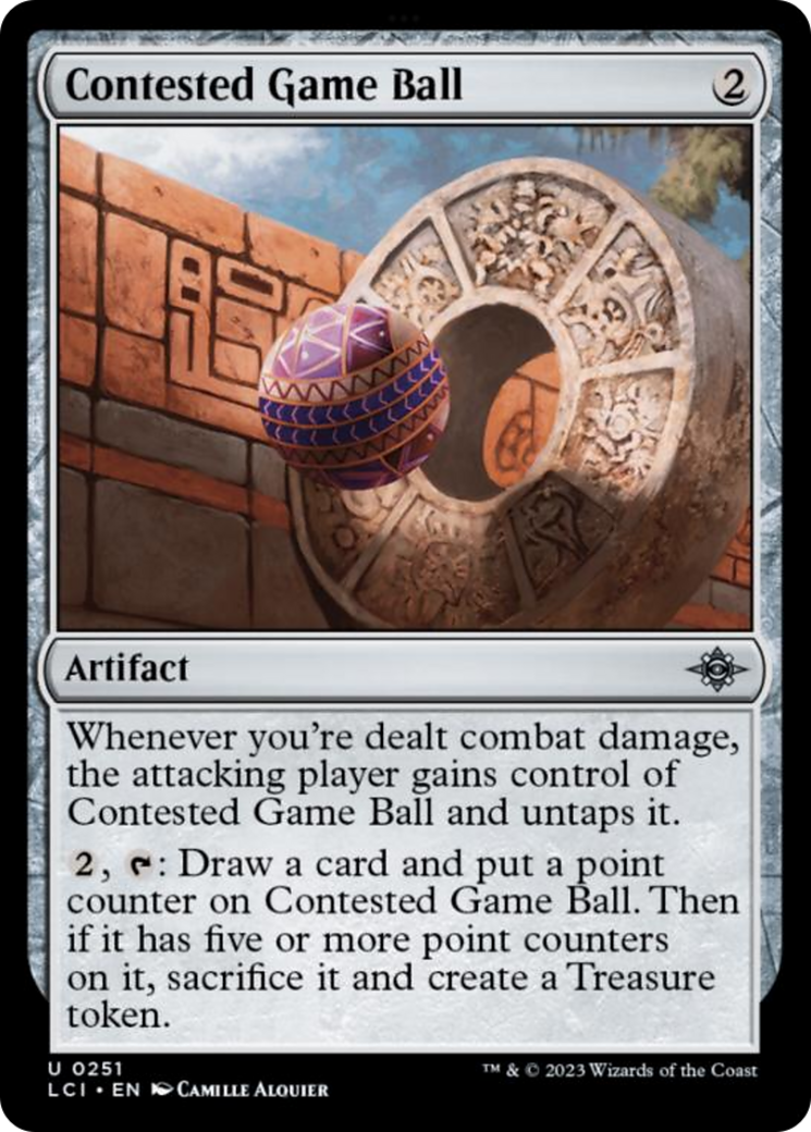 Contested Game Ball [The Lost Caverns of Ixalan] | Cracking-Singles