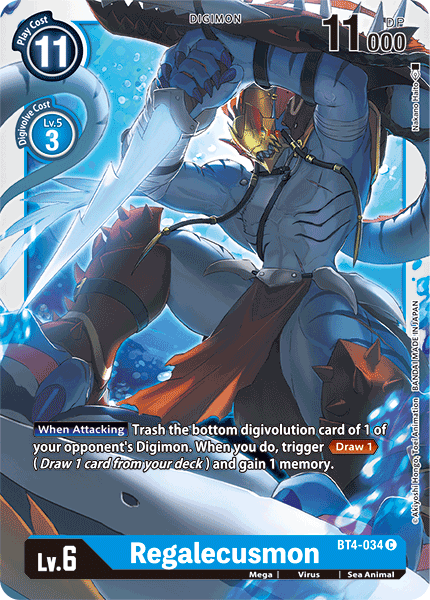 Regalecusmon [BT4-034] [Great Legend] | Cracking-Singles