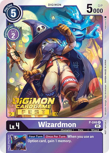 Wizardmon [P-046] (Digimon Card Game Fest 2022) [Promotional Cards] | Cracking-Singles