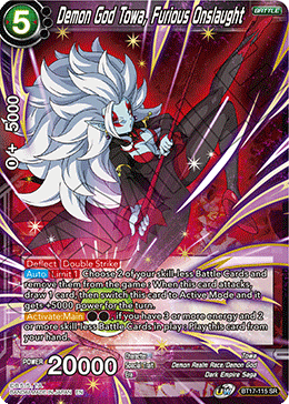 Demon God Towa, Furious Onslaught (BT17-115) [Ultimate Squad] | Cracking-Singles