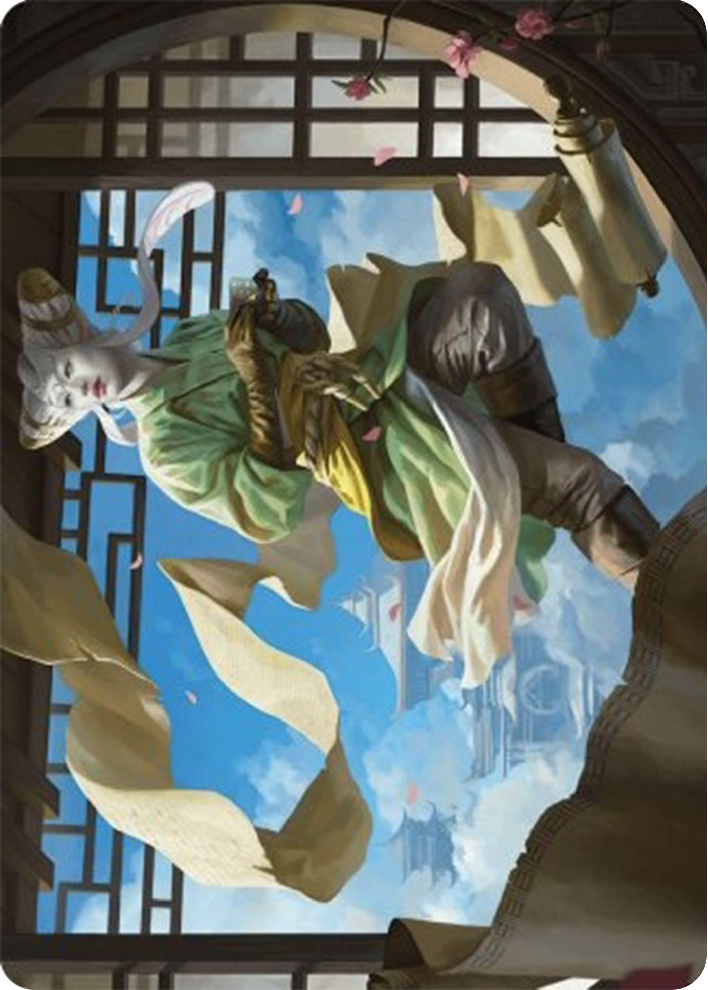 Tamiyo, Inquisitive Student Art Card [Modern Horizons 3 Art Series] | Cracking-Singles