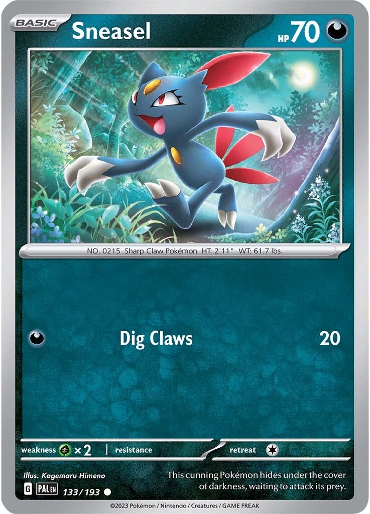 Sneasel (133/193) [Scarlet & Violet: Paldea Evolved] | Cracking-Singles