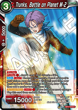 Trunks, Battle on Planet M-2 (BT17-013) [Ultimate Squad] | Cracking-Singles