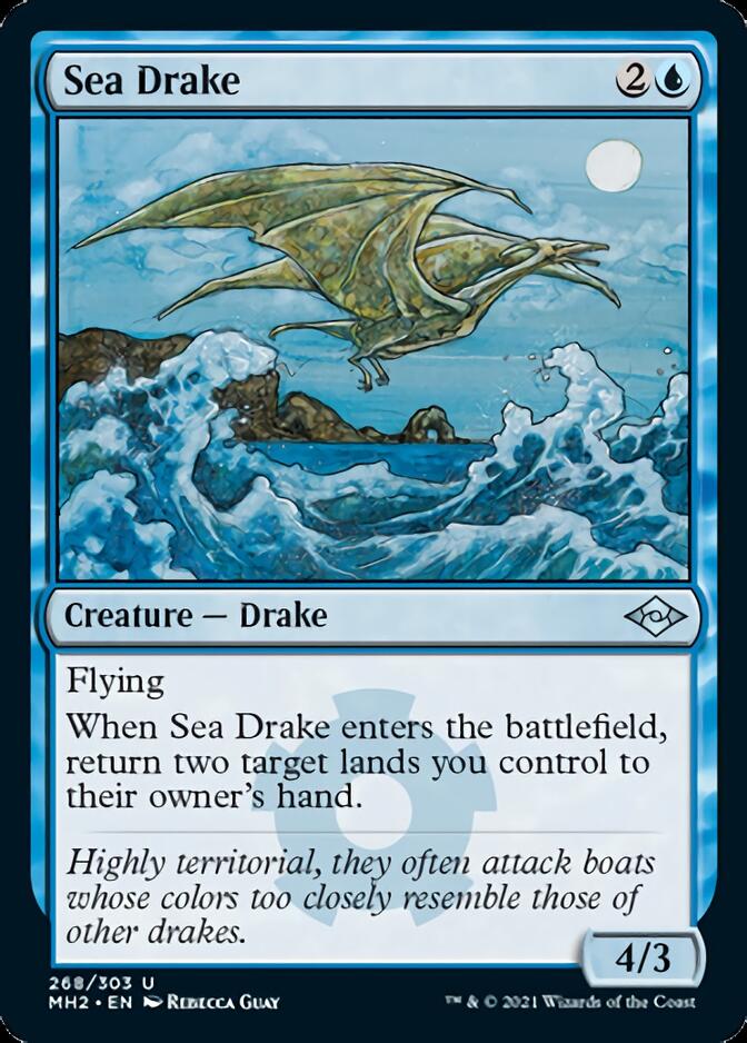 Sea Drake (Foil Etched) [Modern Horizons 2] | Cracking-Singles