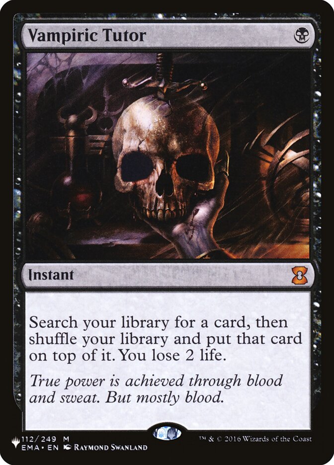 Vampiric Tutor [The List] | Cracking-Singles