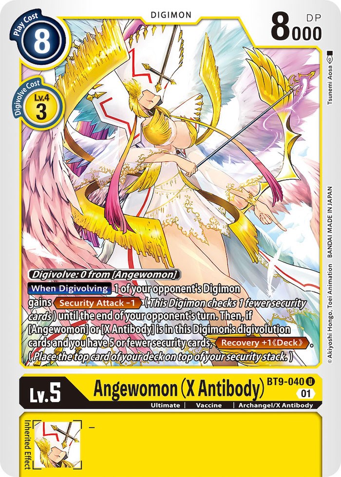 Angewomon (X Antibody) [BT9-040] [X Record] | Cracking-Singles