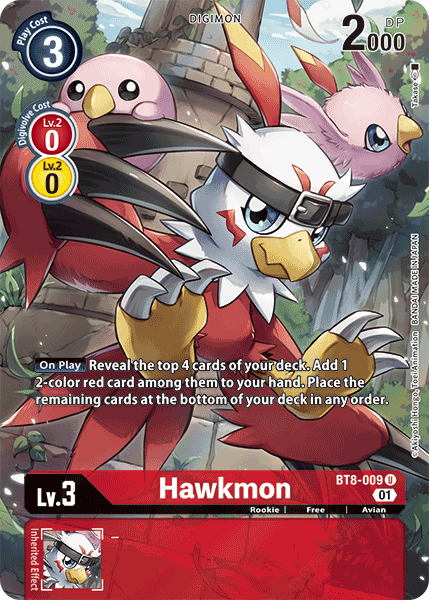 Hawkmon [BT8-009] (Alternate Art) [New Awakening] | Cracking-Singles