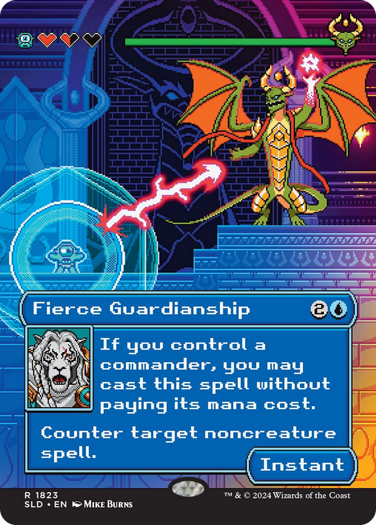 Fierce Guardianship (Rainbow Foil) [Secret Lair Drop Series] | Cracking-Singles