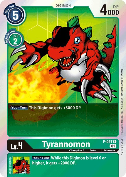 Tyrannomon [P-057] (Official Tournament Pack Vol.4) [Promotional Cards] | Cracking-Singles