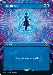 Counterspell (Borderless Alternate Art) [Modern Horizons 2] | Cracking-Singles