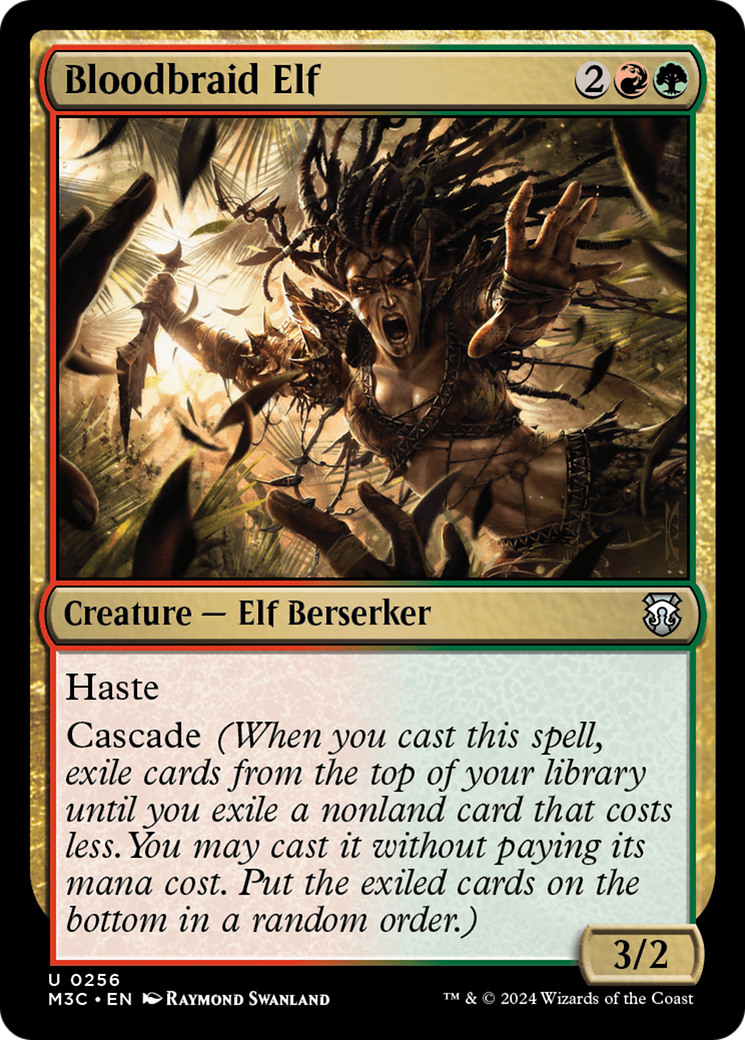 Bloodbraid Elf (Ripple Foil) [Modern Horizons 3 Commander] | Cracking-Singles