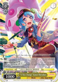 "A Nice Change" Kanon Matsubara (BD/EN-W03-004R RRR) [BanG Dream! Girls Band Party! MULTI LIVE] | Cracking-Singles