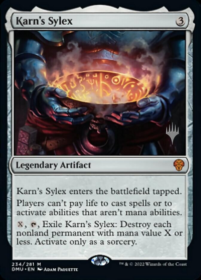 Karn's Sylex (Promo Pack) [Dominaria United Promos] | Cracking-Singles