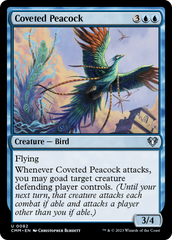 Coveted Peacock [Commander Masters] | Cracking-Singles