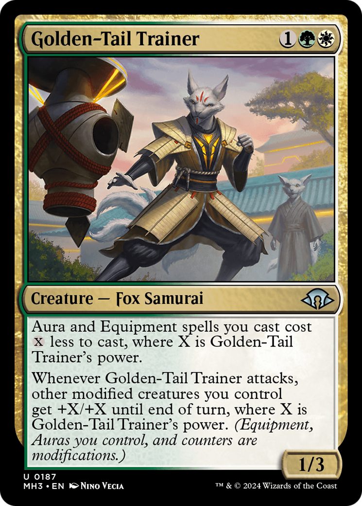 Golden-Tail Trainer [Modern Horizons 3] | Cracking-Singles