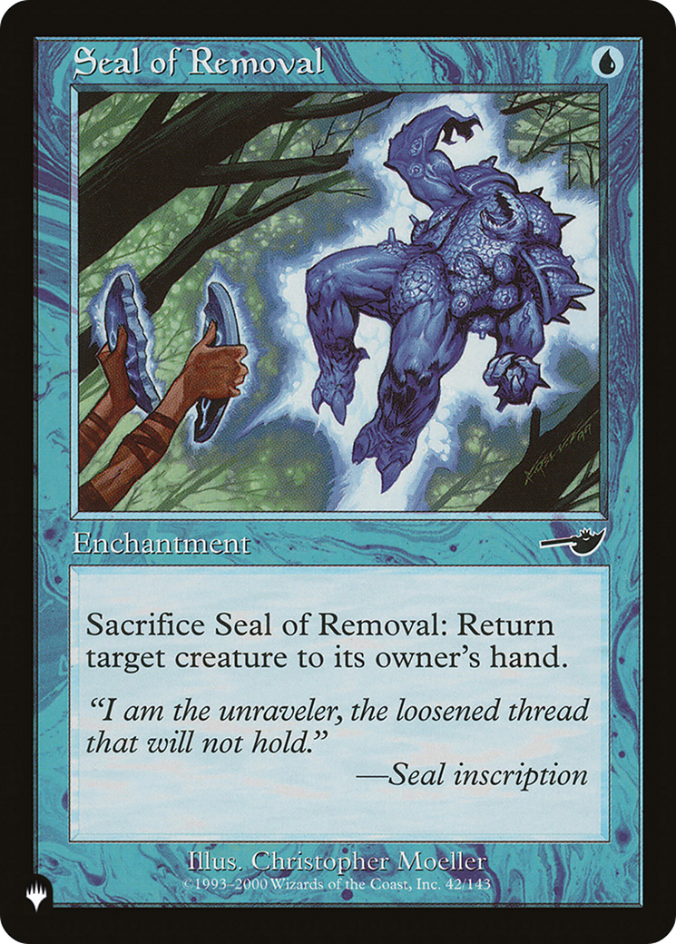 Seal of Removal [The List] | Cracking-Singles