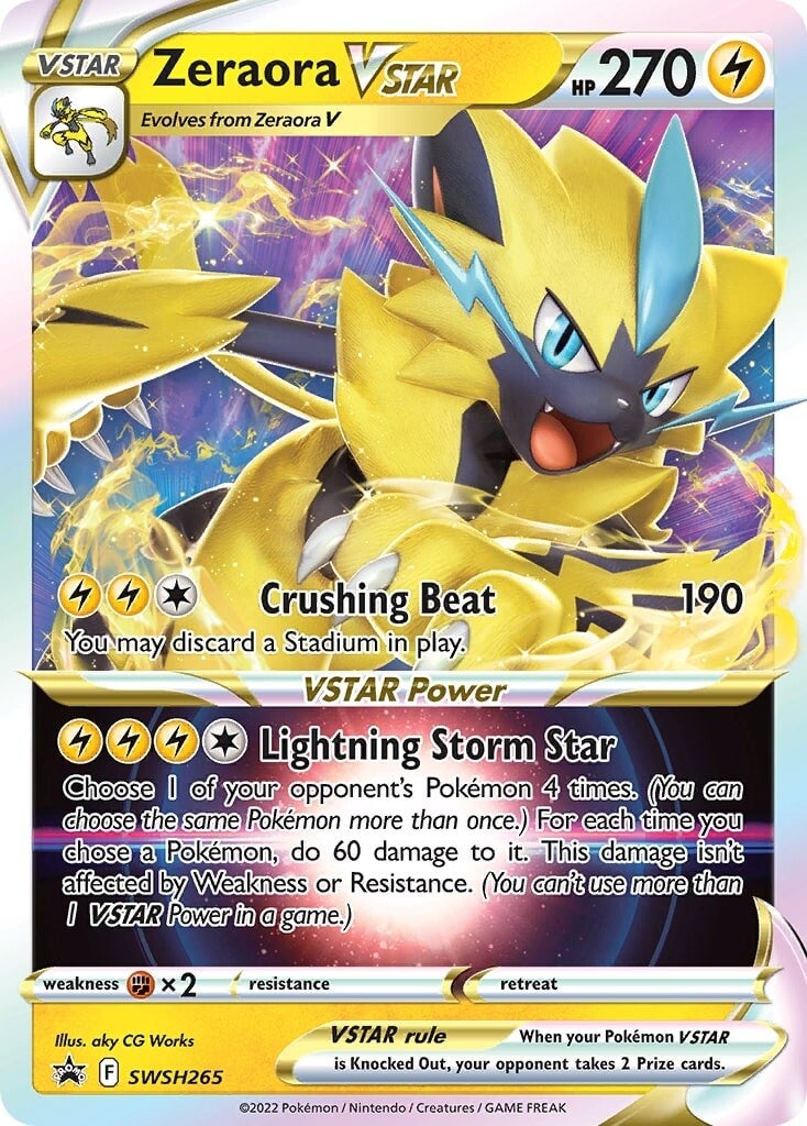 Zeraora VSTAR (SWSH265) [Sword & Shield: Black Star Promos] | Cracking-Singles