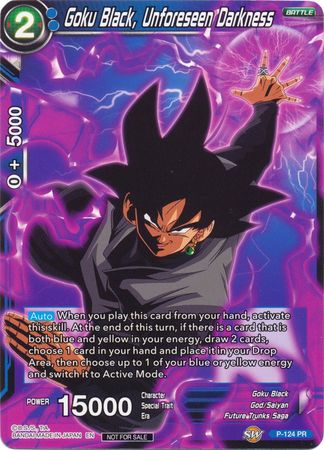 Goku Black, Unforeseen Darkness (P-124) [Promotion Cards] | Cracking-Singles