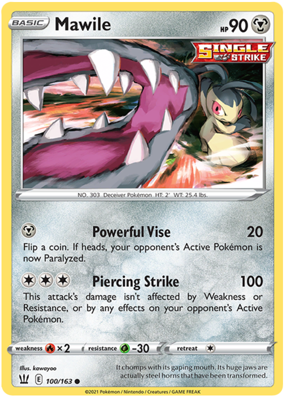 Mawile (100/163) [Sword & Shield: Battle Styles] | Cracking-Singles