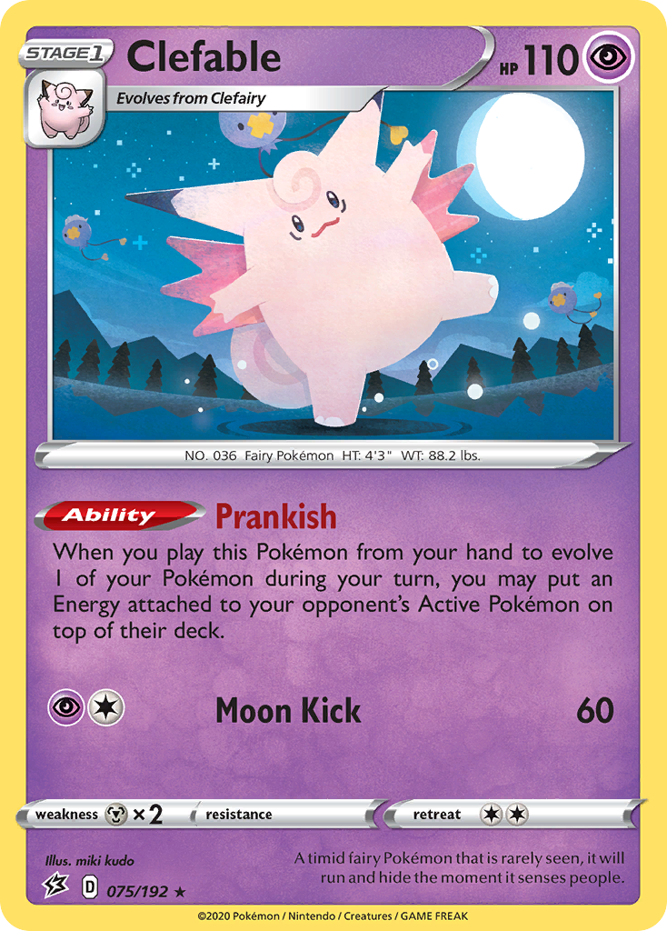 Clefable (075/192) [Sword & Shield: Rebel Clash] | Cracking-Singles