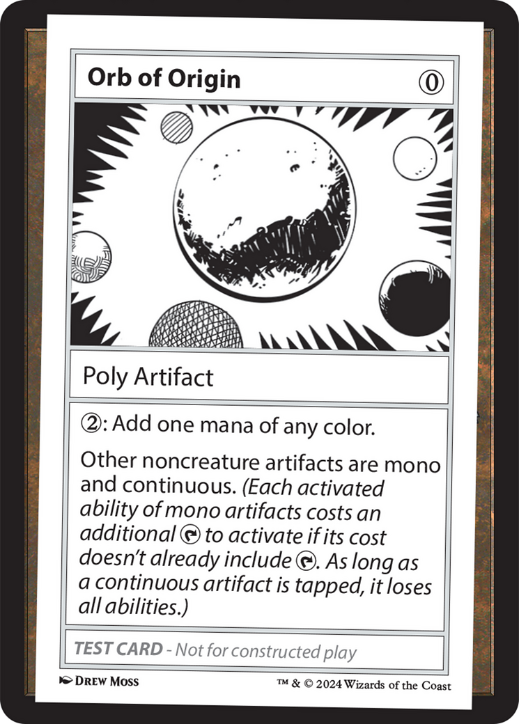 Orb of Origin [Mystery Booster 2 Playtest Cards] | Cracking-Singles