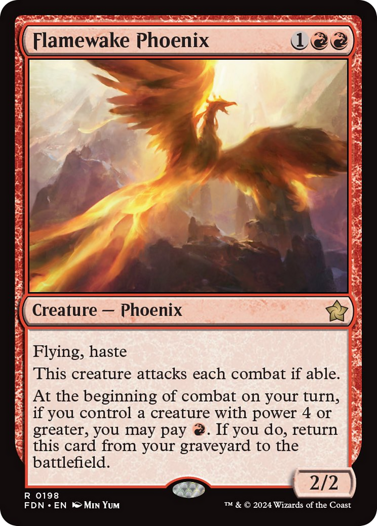 Flamewake Phoenix [Foundations] | Cracking-Singles