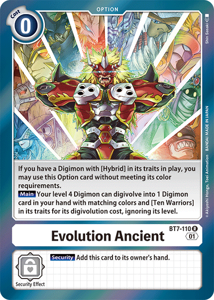 Evolution Ancient [BT7-110] [Next Adventure] | Cracking-Singles