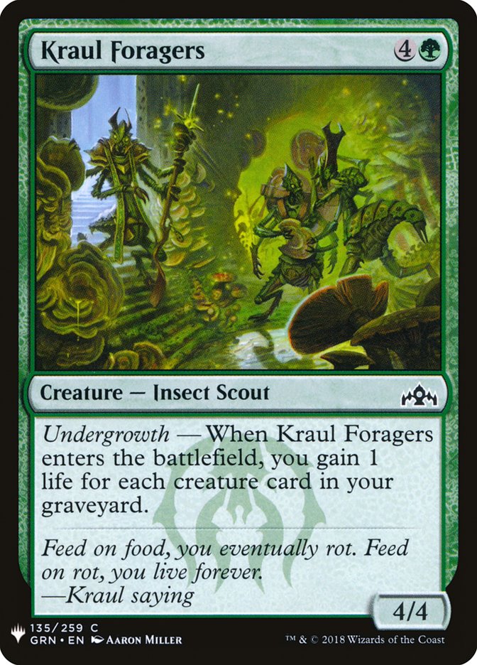 Kraul Foragers [Mystery Booster] | Cracking-Singles