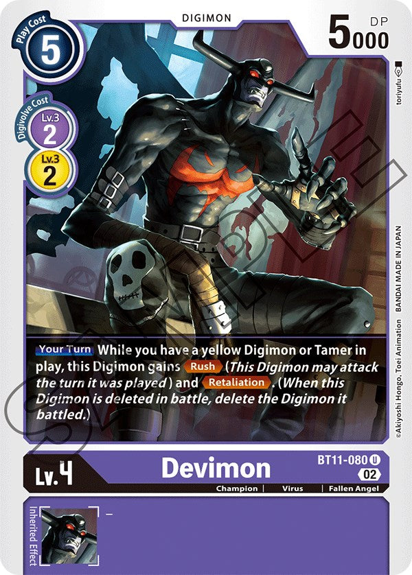 Devimon [BT11-080] [Dimensional Phase] | Cracking-Singles