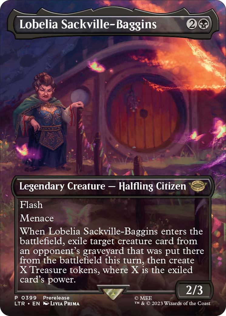 Lobelia Sackville-Baggins (Borderless Alternate Art) [The Lord of the Rings: Tales of Middle-Earth] | Cracking-Singles