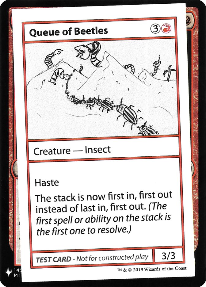 Queue of Beetles [Mystery Booster Playtest Cards] | Cracking-Singles