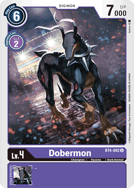 Dobermon [BT4-082] [Great Legend] | Cracking-Singles