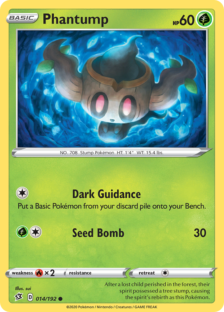 Phantump (014/192) [Sword & Shield: Rebel Clash] | Cracking-Singles