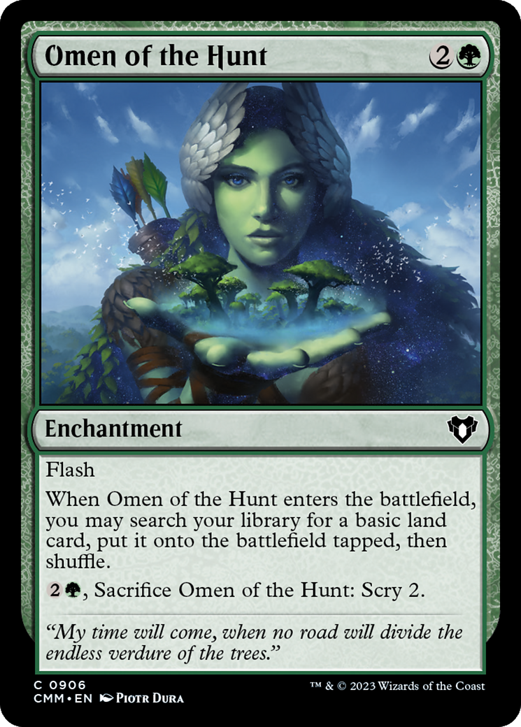 Omen of the Hunt [Commander Masters] | Cracking-Singles