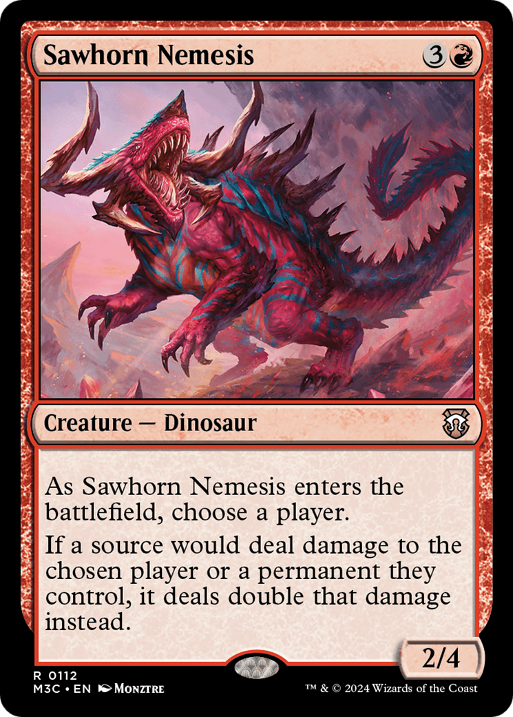 Sawhorn Nemesis [Modern Horizons 3 Commander] | Cracking-Singles