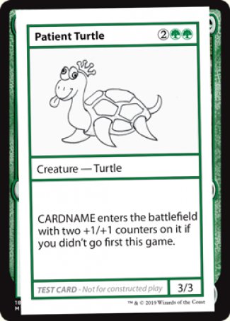 Patient Turtle (2021 Edition) [Mystery Booster Playtest Cards] | Cracking-Singles