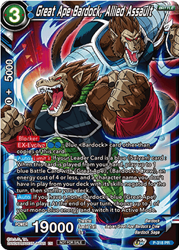 Great Ape Bardock, Allied Assault (P-318) [Tournament Promotion Cards] | Cracking-Singles